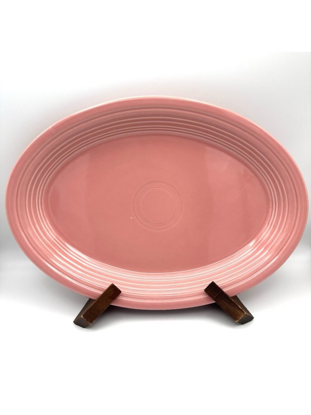 Fiesta Ware Rose Pink 13" x 9.5”Serving Platter Fiestaware Oval Serve ware Dish